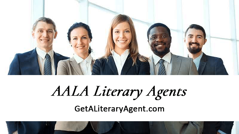 Group of well-dressed male and female AALA literary agents