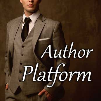 Literary agent in brown suit with tie introducing writers to learn about author platform