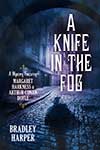 BH book cover for AKITF with dark London street and fog with suspicious character, posted by Get a Literary Agent