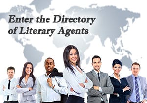 Group of book agents inviting authors to find a publishing agent in the literary agent database and directory