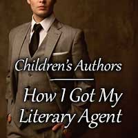 Children's book authors explaining how they got a literary agent, with photo of book agent in suit, posted by Get a Literary Agent