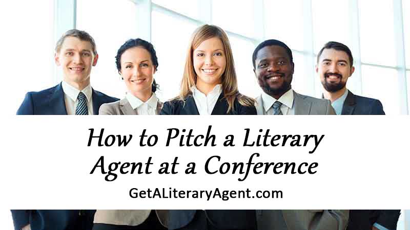 Group of five book agents talking about how to pitch a literary agent at a conference